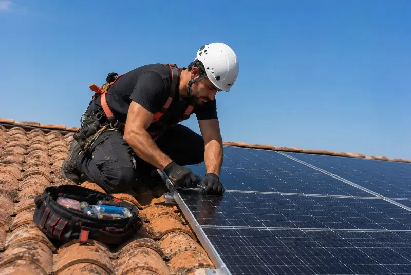 Maintenance et monitoring de panneaux solaires à Saint-Jean-de-Védas